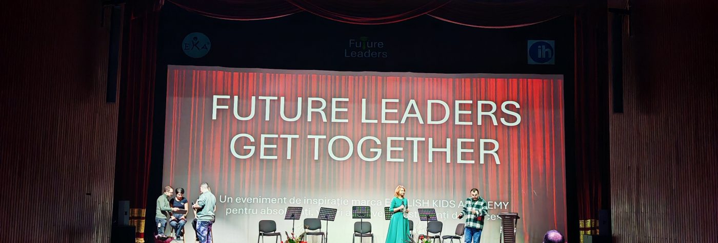 Scena Future Leaders Get Together înainte de eveniment
