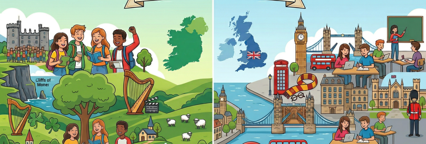 Anglia vs Irlanda tabere copii