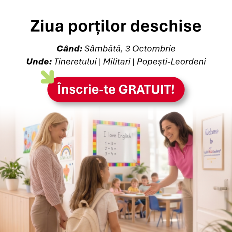 Ziua Porților Deschise EKA | Cursuri de engleză pentru copii