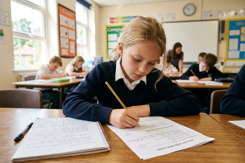 writing cambridge examen pe hartie copil